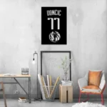 Dallas Mavericks Metal Sign Custom Luka Doncic 77 1