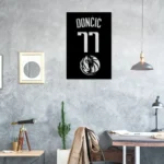 Dallas Mavericks Metal Sign Custom Luka Doncic 77 1