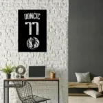 Dallas Mavericks Metal Sign Custom Luka Doncic 77 1