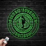 Dallas Mavericks Metal Sign Custom Nba 1