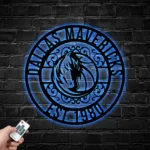 Dallas Mavericks Metal Sign Custom Nba 1