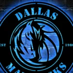 Dallas Mavericks Metal Sign Dallas Mavs Crest 1