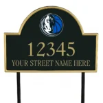 Dallas Mavericks Metal Sign Horse Ball Emblem 1