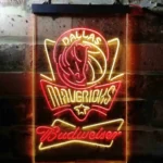 Dallas Mavericks Neon Sign Budweiser Nba 1