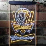 Dallas Mavericks Neon Sign Budweiser Nba 1