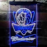 Dallas Mavericks Neon Sign Budweiser Nba 1