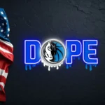 Dallas Mavericks Neon Sign Dripping Dope 1