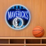 Dallas Mavericks Neon Sign Vintage Acrylic 1