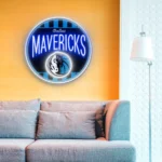 Dallas Mavericks Neon Sign Vintage Acrylic 1