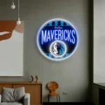 Dallas Mavericks Neon Sign Vintage Acrylic 1