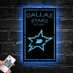 Dallas Stars Metal Sign Bespoke Dallas Star Logo 1