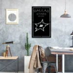 Dallas Stars Metal Sign Bespoke Dallas Star Logo 1