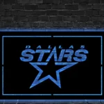 Dallas Stars Metal Sign Dallas Star Mark 1