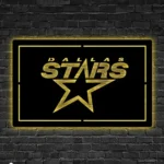 Dallas Stars Metal Sign Dallas Star Mark 1