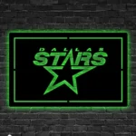 Dallas Stars Metal Sign Dallas Star Mark 1