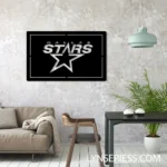 Dallas Stars Metal Sign Dallas Star Mark 1
