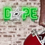 Dallas Stars Neon Sign Dripping Dope 1