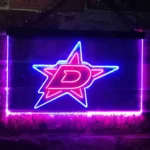 Dallas Stars Neon Sign Ice Rink Game 1