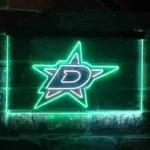 Dallas Stars Neon Sign Ice Rink Game 1