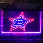 Dallas Stars Neon Sign Ice Rink Game 1