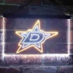 Dallas Stars Neon Sign Ice Rink Game 1