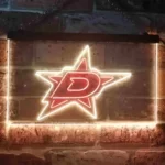 Dallas Stars Neon Sign Ice Rink Game 1