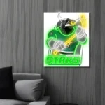 Dallas Stars Neon Sign Mascot Mascot Acrylic Artwork 1