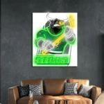 Dallas Stars Neon Sign Mascot Mascot Acrylic Artwork 1
