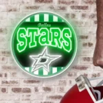 Dallas Stars Neon Sign Retro Acrylic 1
