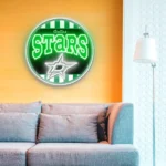 Dallas Stars Neon Sign Retro Acrylic 1