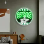 Dallas Stars Neon Sign Retro Acrylic 1