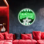 Dallas Stars Neon Sign Retro Acrylic 1