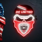 Dc United Neon Sign Fc Skull 1