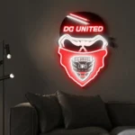 Dc United Neon Sign Fc Skull 1