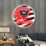 Dc United Neon Sign Fc Us Flag Acrylic 1
