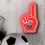 Dc United Neon Sign Mls Fc Foam Finger 1