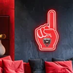 Dc United Neon Sign Mls Fc Foam Finger 1