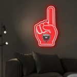 Dc United Neon Sign Mls Fc Foam Finger 1