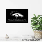 Denver Broncos Metal Sign Broncos Horse Art 1