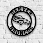 Denver Broncos Metal Sign Broncos Horse Head 1