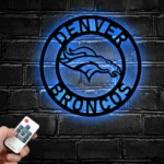 Denver Broncos Metal Sign Broncos Horse Head 1