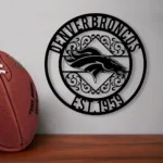 Denver Broncos Metal Sign Custom Nfl 1