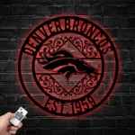 Denver Broncos Metal Sign Custom Nfl 1