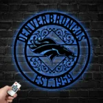Denver Broncos Metal Sign Custom Nfl 1