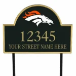 Denver Broncos Metal Sign Mustang Head Icon 1