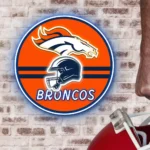 Denver Broncos Neon Sign Artistic Nfl Helmet Acrylic 1