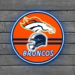 Denver Broncos Neon Sign Artistic Nfl Helmet Acrylic 1