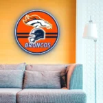 Denver Broncos Neon Sign Artistic Nfl Helmet Acrylic 1