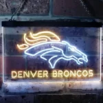 Denver Broncos Neon Sign Denver Horse Logo 1