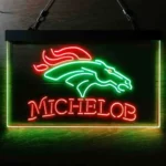Denver Broncos Neon Sign Michelob Est 1960 1